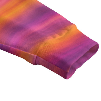 Unisex V-neck Knitted Fleece Cardigan With Button Closure