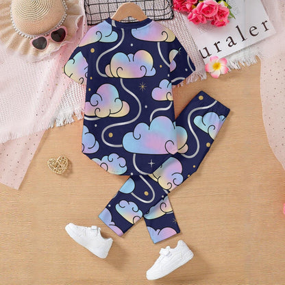 Kids' Casual Top and Pants Set