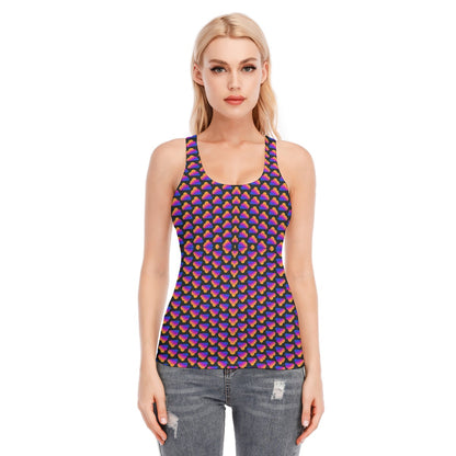 Women's Racer Vest | 190GSM Cotton