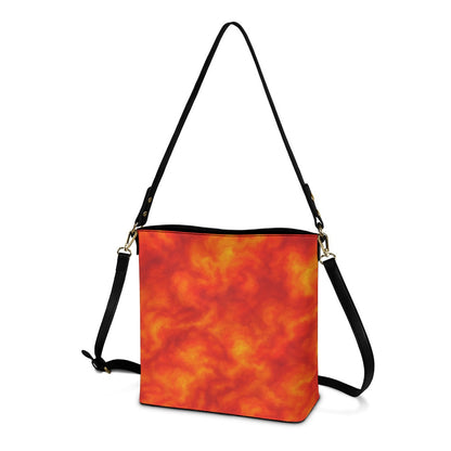 Unisex Minimalist Square Crossbody Bucket Bag