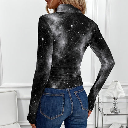 Women’s High-Neck Long-Sleeve Top - view 3