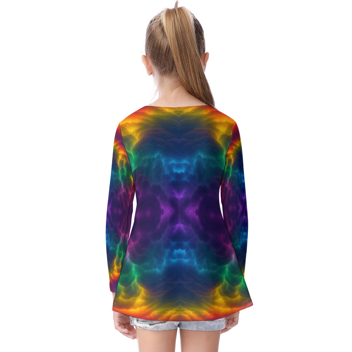 Unisex Kid's Long Sleeve O-neck T-shirt