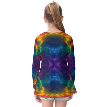 Unisex Kid's Long Sleeve O-neck T-shirt