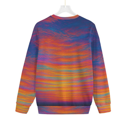 Unisex Drop-shoulder Knitted Fleece Sweater - view 2