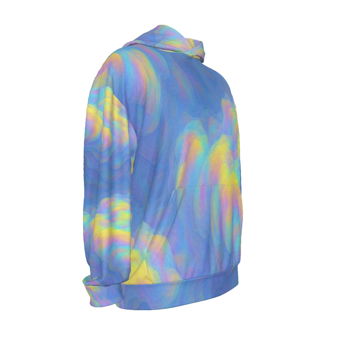 Men's Drop Shoulder Patch Pocket Hoodie