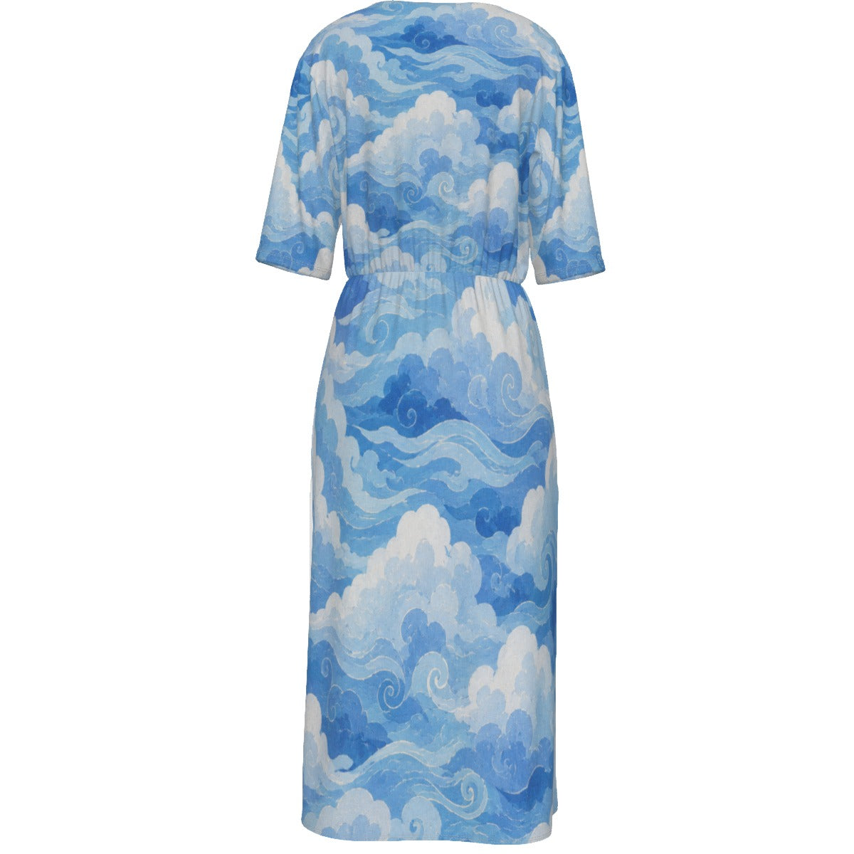Women's Short Sleeve V-neck Dress by O’Nimbus – view 2