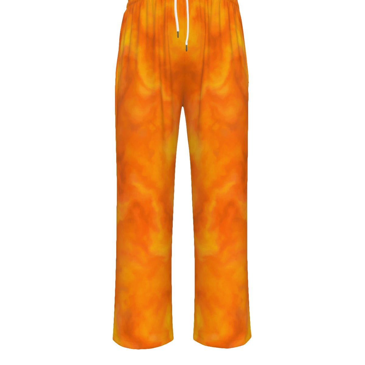 Unisex Knitted Fleece Wide Leg Pants