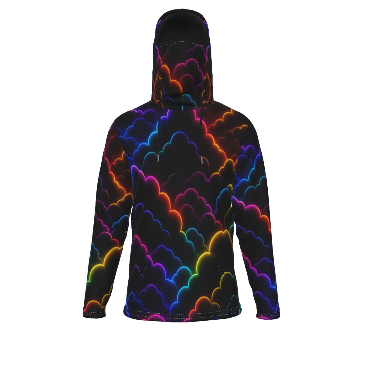 Men's Pullover Hoodie With Mask - view 1