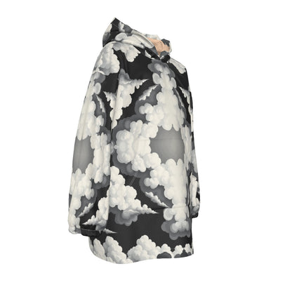 Unisex Kid's Sherpa Fleece Hoodie Blanket