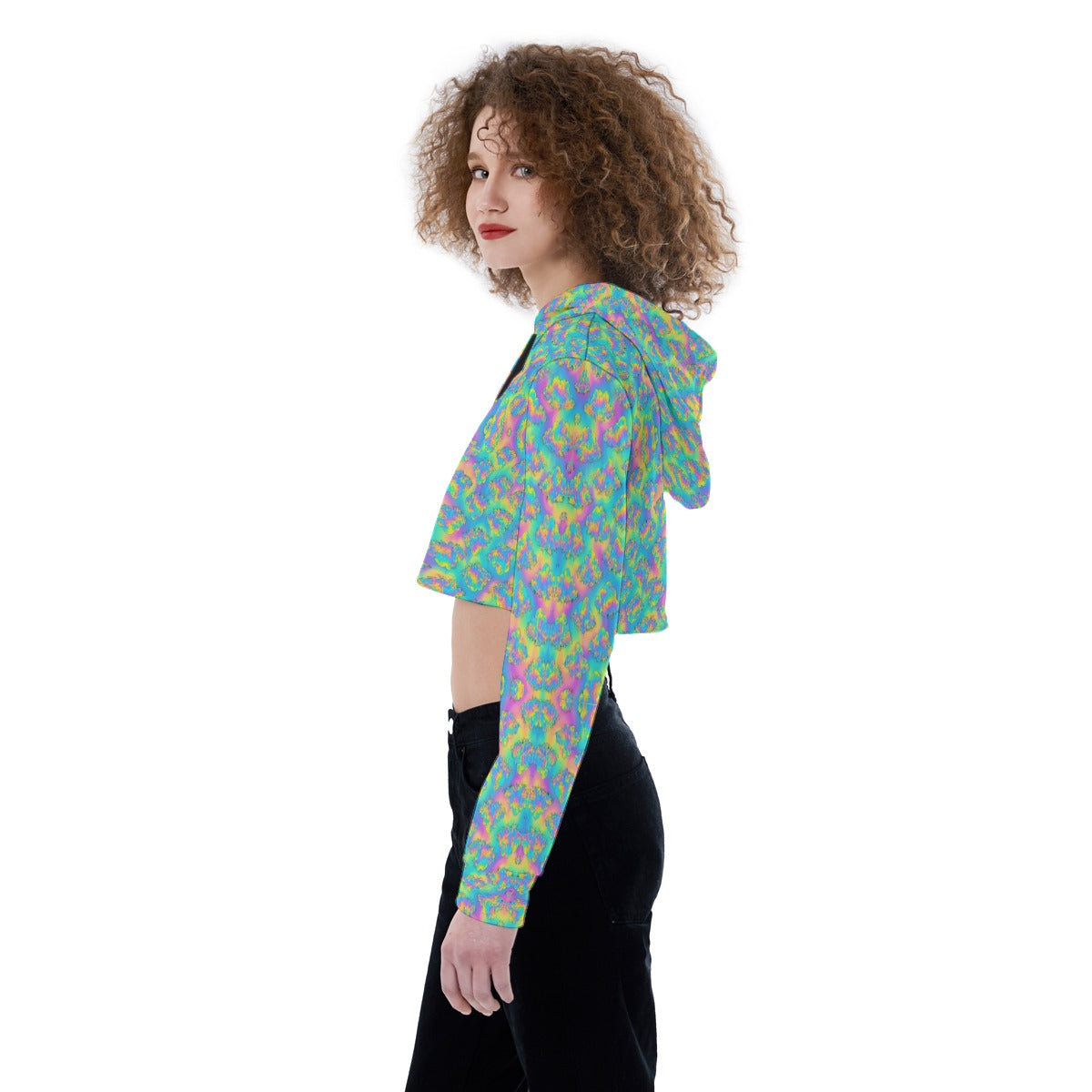 Women's Crop Top Hoodie