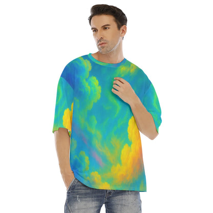 Men's Drop Shoulder T-shirt With Short Sleeve