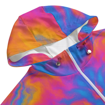 Unisex Pullover Jacket With Zipper Closure