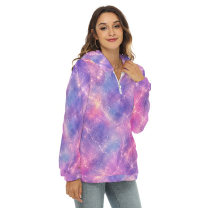 Women’s Borg-Fleece Half-Zip Hoodie - view 2