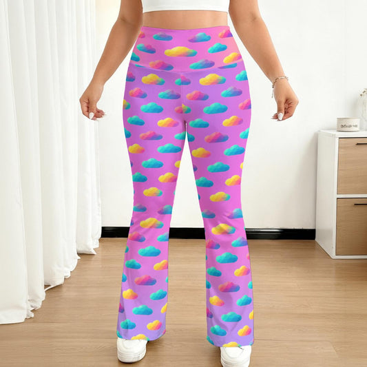 All-over print Women's Flare Yoga Pants