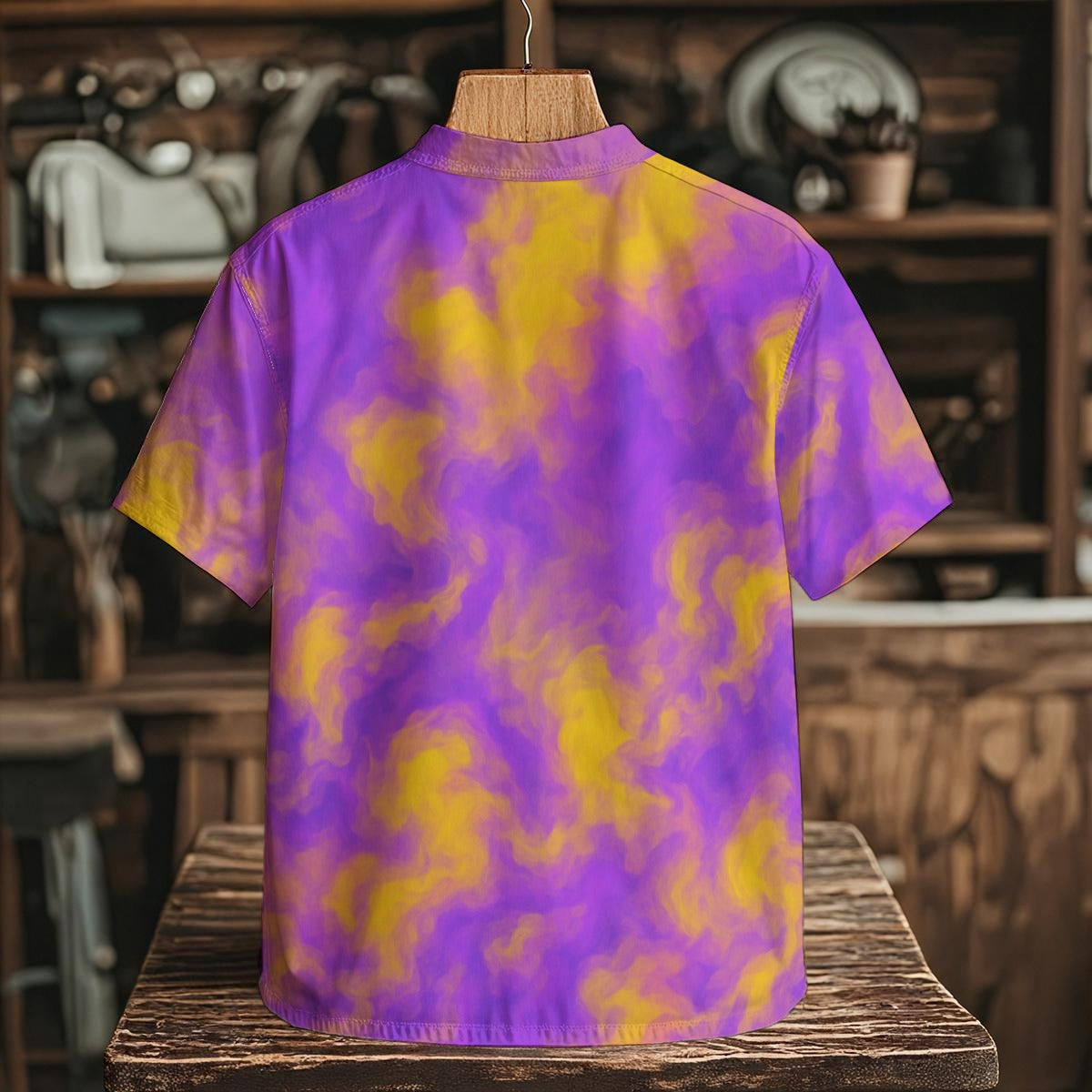 Men's Henley Shirt With Chest Pocket