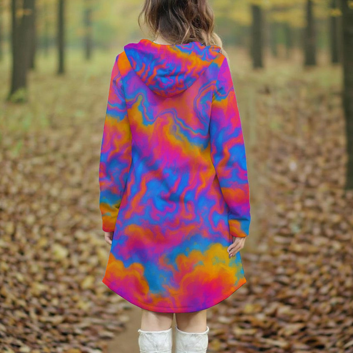 Women's Longline Hoodie Dress