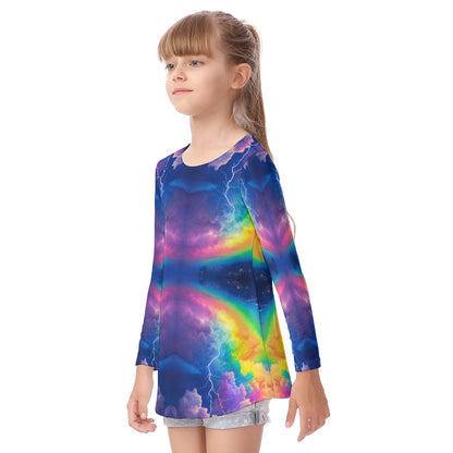 Unisex Kid's Long Sleeve O-neck T-shirt
