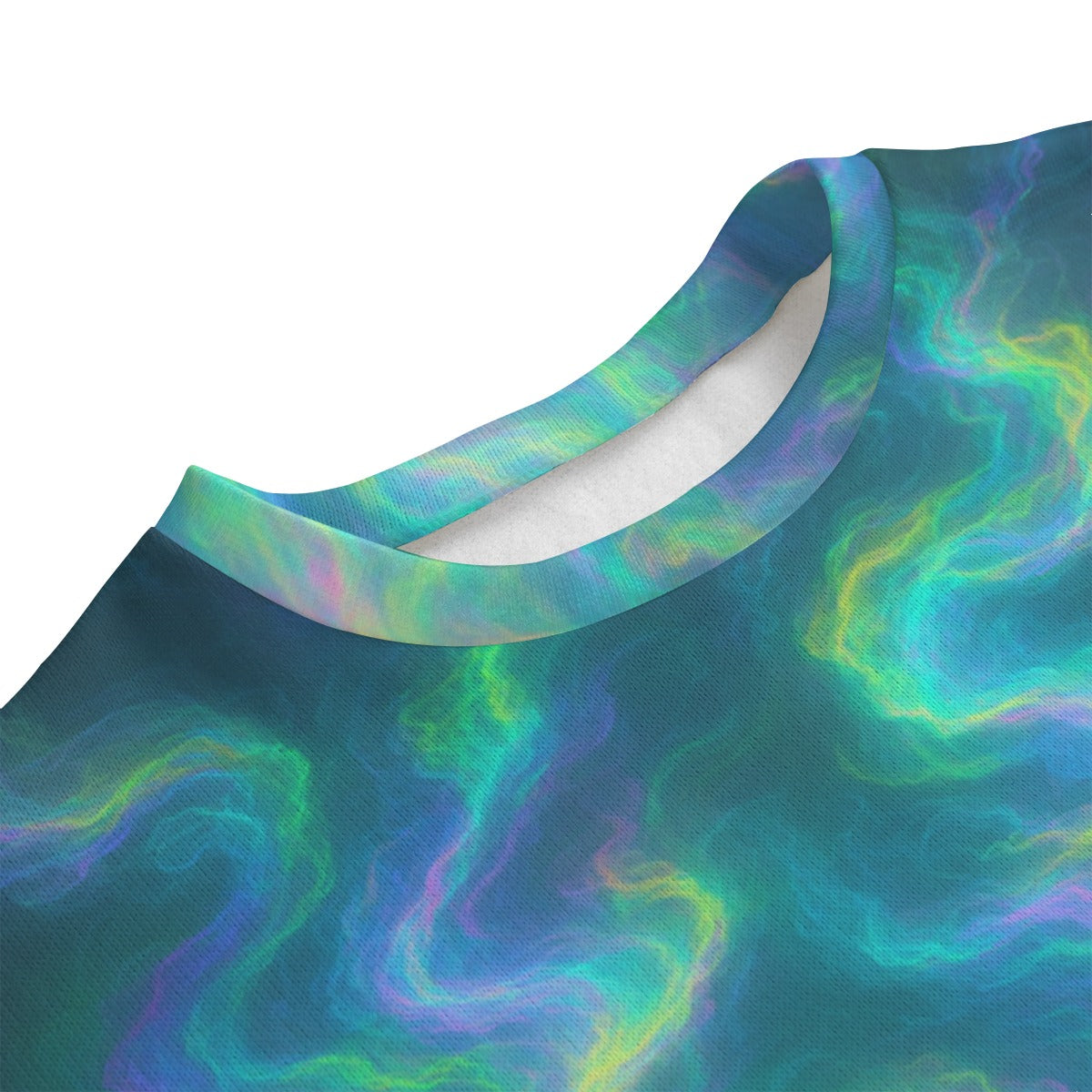 Unisex Drop-shoulder Knitted Fleece Sweater - view 3