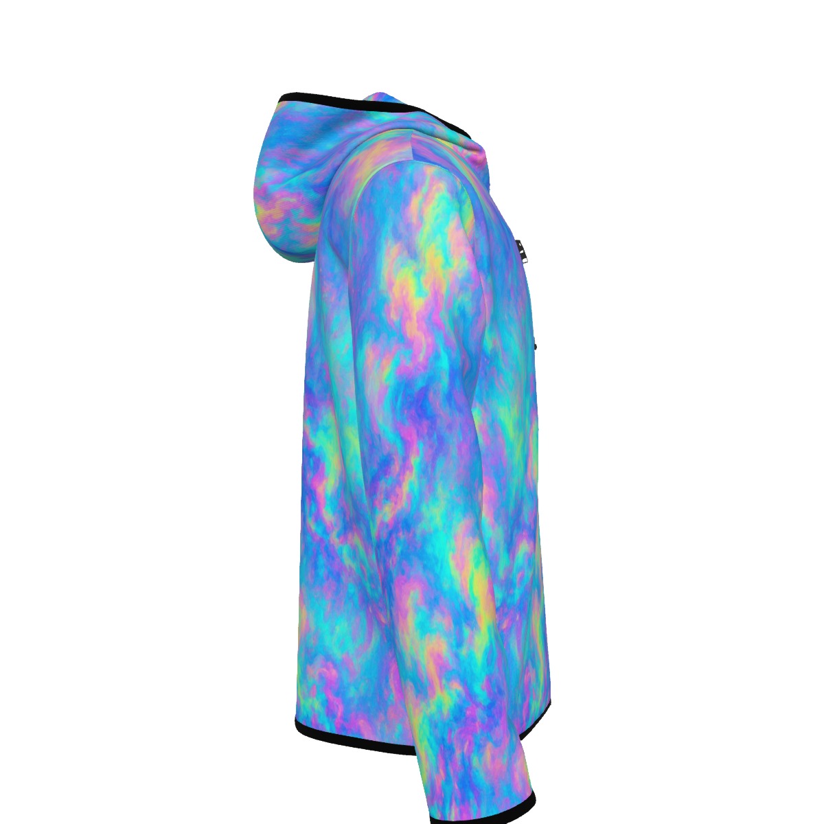 Men's Stylish Hoodie with Thumb Hole Design - view 3