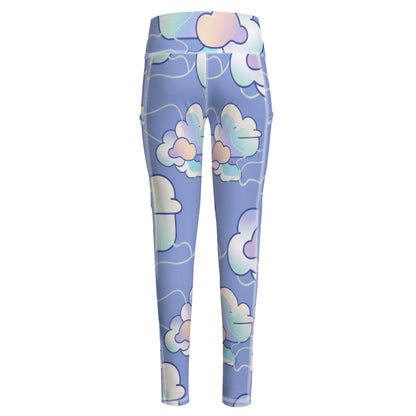 Functional Women's Yoga Leggings With Side Pockets|210GSM