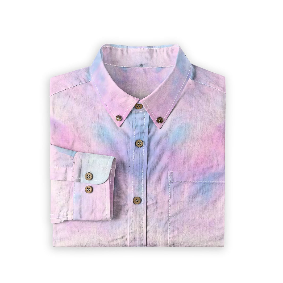 Men's Casual Lapel Long Sleeve Shirt|125GSM Cotton