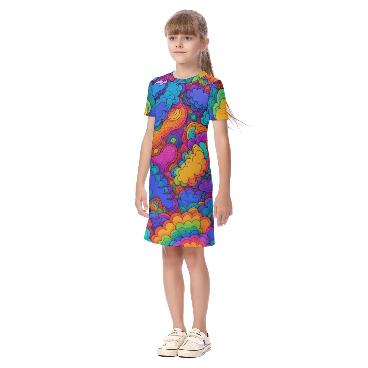 Unisex Kid's Short Sleeve Dress