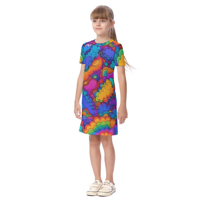 Unisex Kid's Short Sleeve Dress