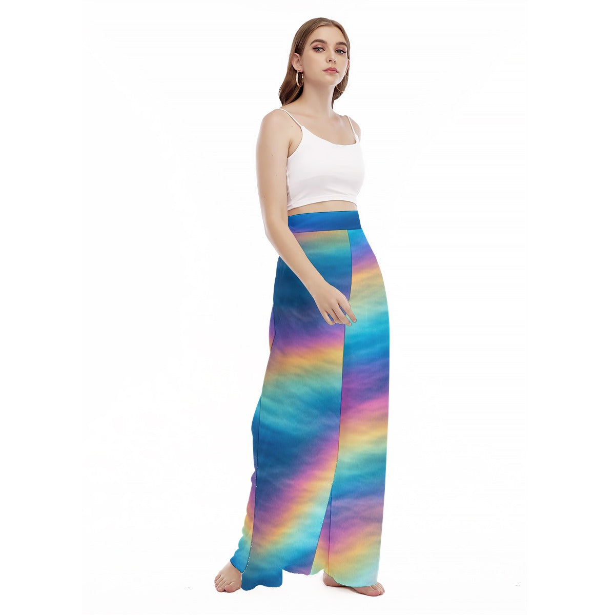 Women's High Waist Wide Leg Trousers