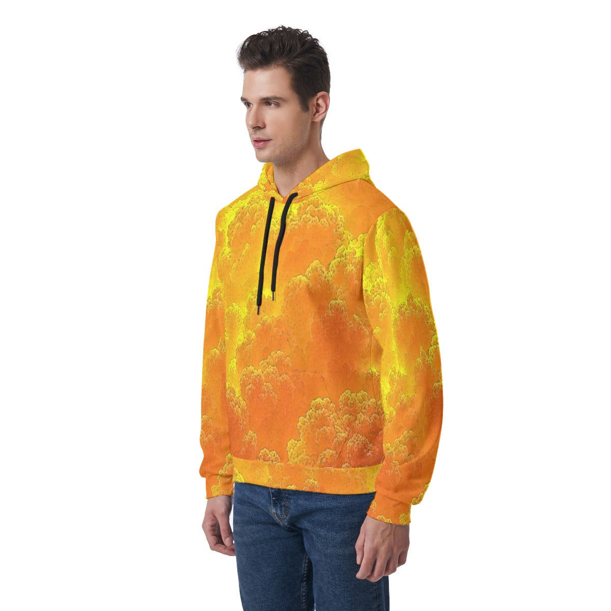 Men's Thicken Pullover Hoodie With Inner Hood