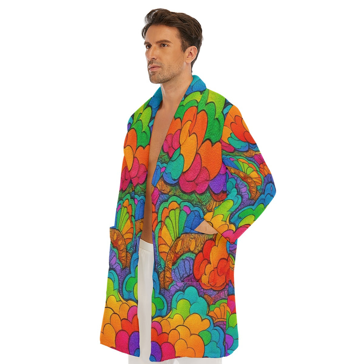 Men's Borg Fleece Robe