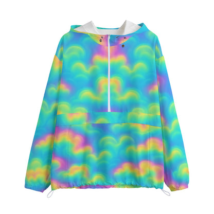 Unisex Pullover Jacket With Zipper Closure