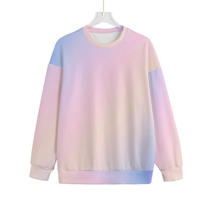 Unisex Drop-shoulder Knitted Fleece Sweater - view 1
