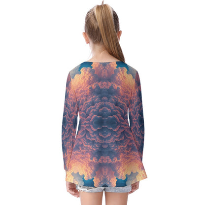 Unisex Kid's Long Sleeve O-neck T-shirt