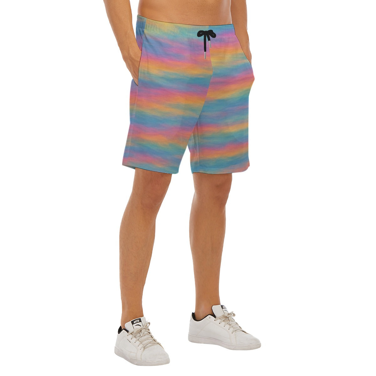Men's Beach Shorts With Elastic Waist