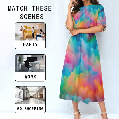 Women's Elastic Waist Dress