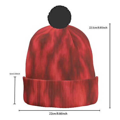 Unisex Knitted Hat With Pom-Pom