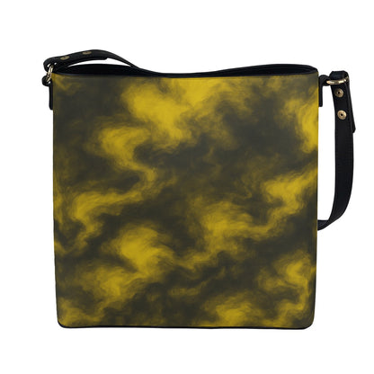 Unisex Minimalist Square Crossbody Bucket Bag