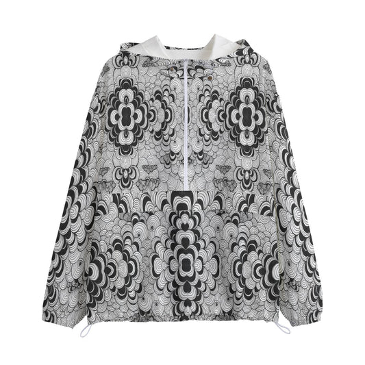 Unisex Pullover Jacket With Zipper Closure