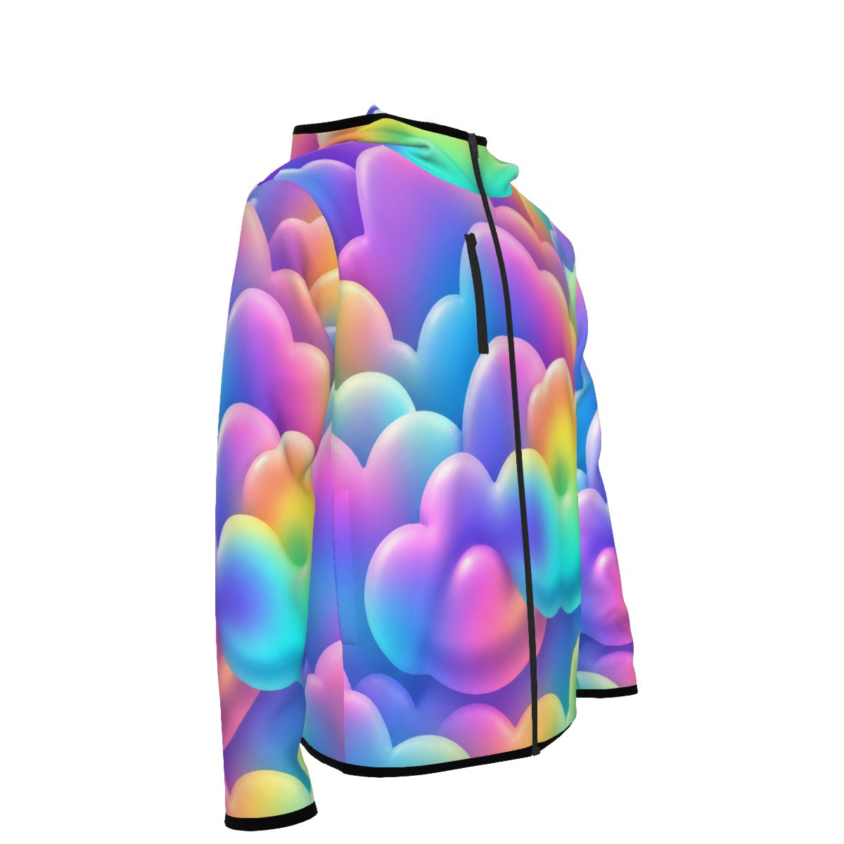 Men's Stylish Hoodie with Thumb Hole Design - view 4
