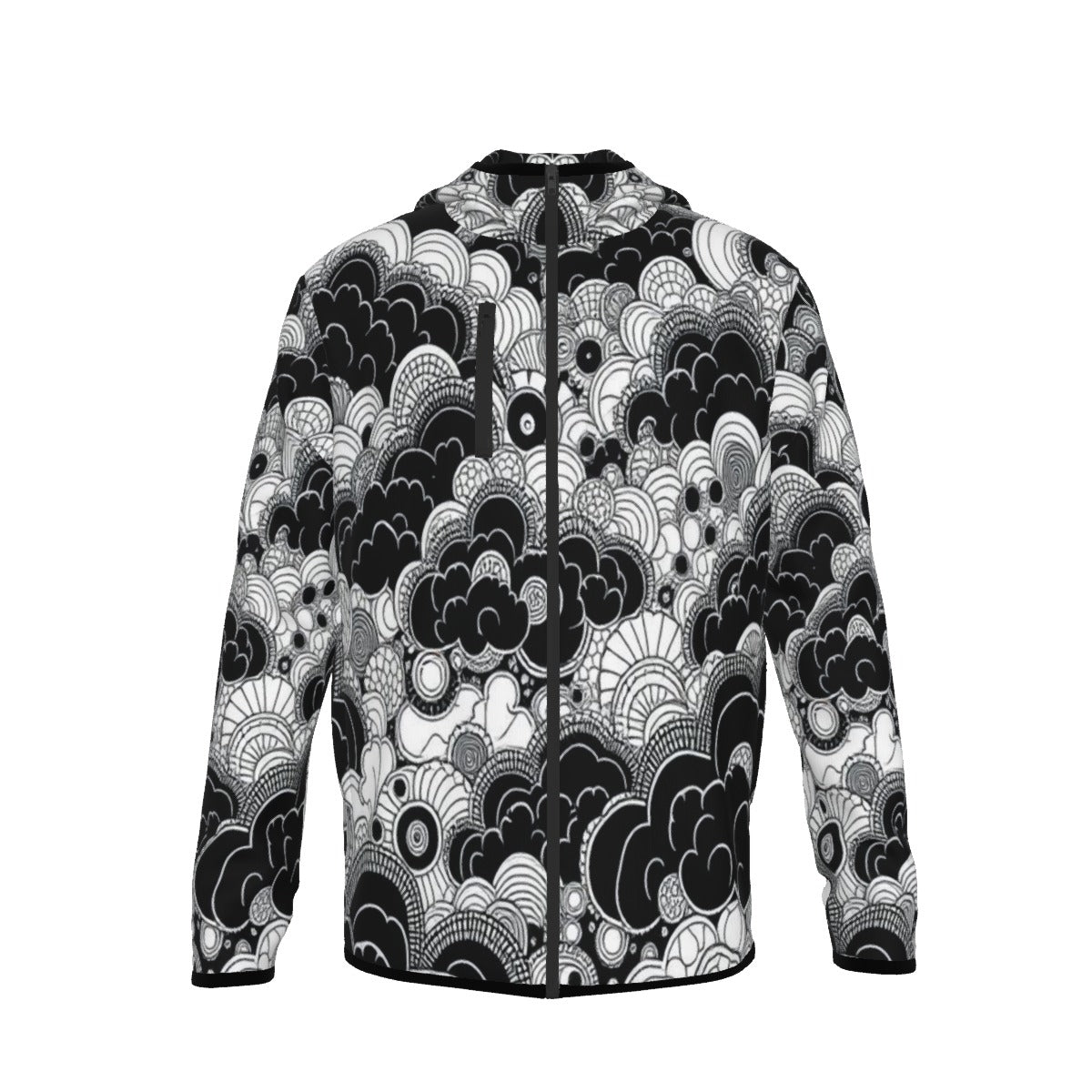 Men's Stylish Hoodie with Thumb Hole Design - view 1