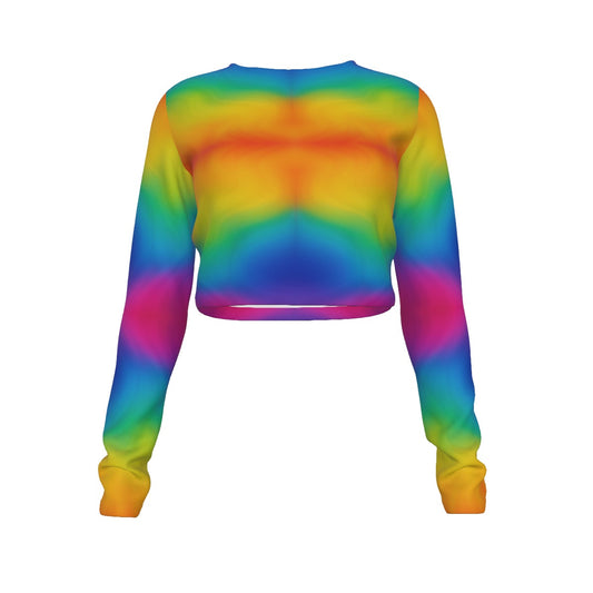 Women's Round Neck Crop Top T-Shirt