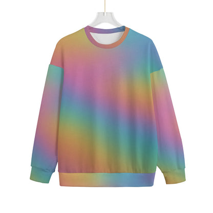 Unisex Drop-shoulder Knitted Fleece Sweater - view 1