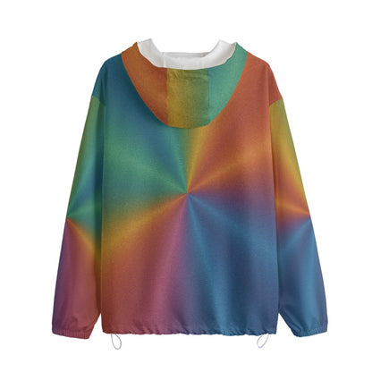 Unisex Pullover Jacket With Zipper Closure