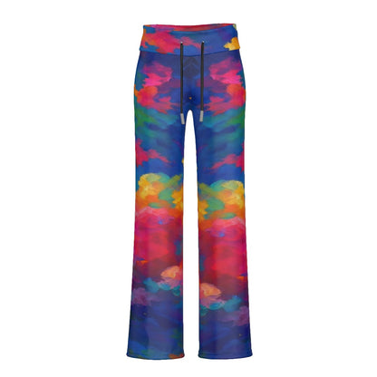 Women's High-waisted Straight-leg Trousers