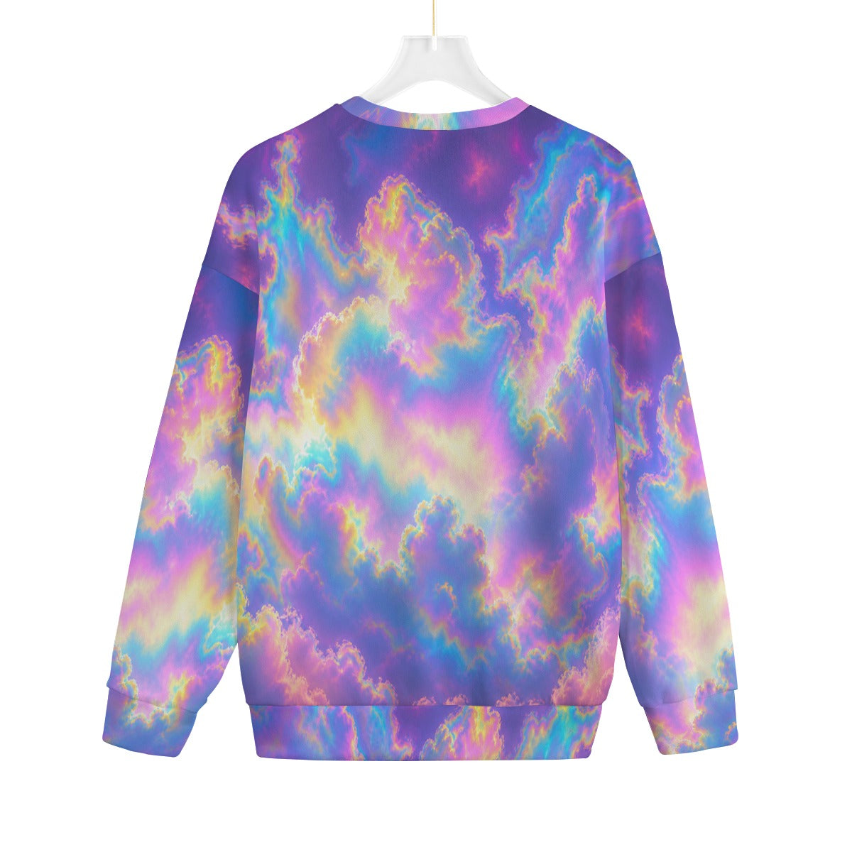 Unisex Drop-shoulder Knitted Fleece Sweater - view 2