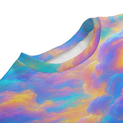 Unisex Drop-shoulder Knitted Fleece Sweater - view 3