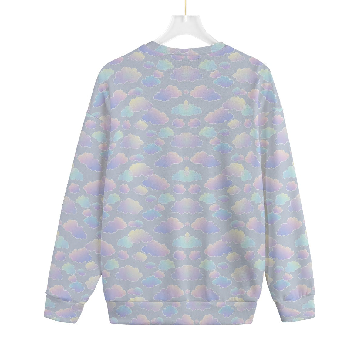 Unisex Drop-shoulder Knitted Fleece Sweater - view 2