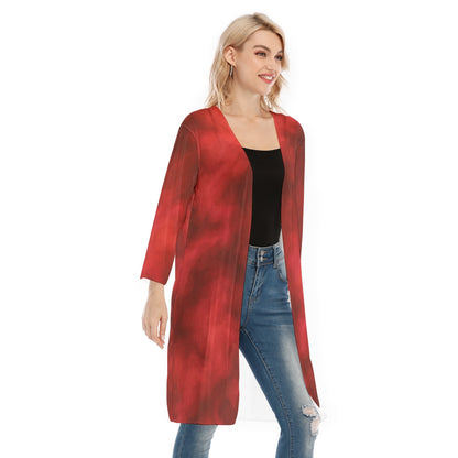 Women's V-neck Mesh Cardigan