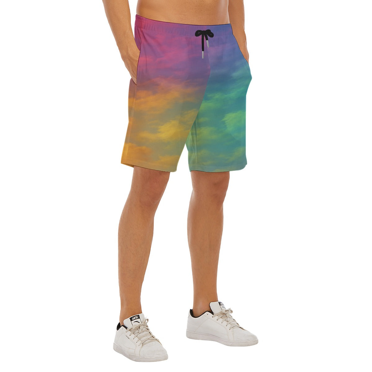 Men's Beach Shorts With Elastic Waist