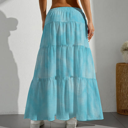 Women's Pleated Long Skirt